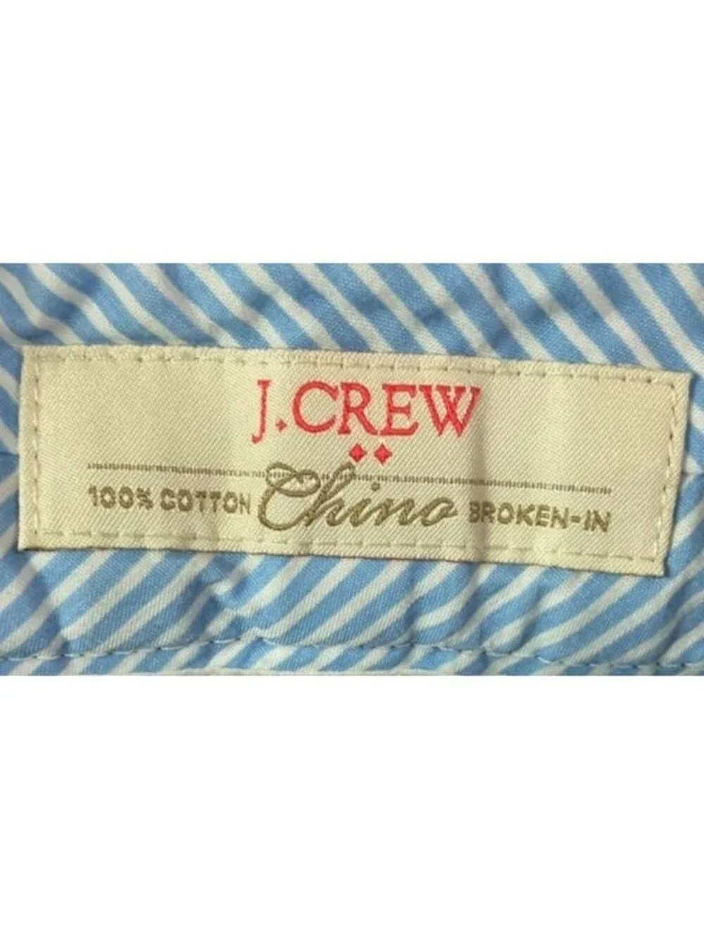J.Crew Factory Broken-In Chino Shorts Navy Blue 100% Cotton Size 0 36234